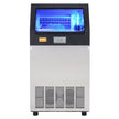 VEVOR Commercial Ice Maker, 100lbs/24H, Ice Maker Machine, 55 Ice Cubes in 12-15 Minutes, Freestanding Cabinet Ice Maker with 33lbs Storage Capacity LED Digital Display, for Bar Home Office Restaurant