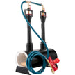 VEVOR Propane Knife Forge, Blacksmithing Forge with Dual Burners, Portable Propane Forge with an Open Structure, Large Capacity Farrier Forge, Square Propane Burner Forge for Knife and Tool Making