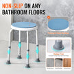 VEVOR Shower Chair 360 Degree Rotating, Adjustable Height Shower Stool Seat, Bath Chair for Inside Shower or Tub, Non-Slip Bench Bathtub Seat Stool for Elderly Disabled Handicap, 300 lbs Capacity
