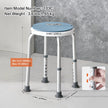 VEVOR Shower Chair 360 Degree Rotating, Adjustable Height Shower Stool Seat, Bath Chair for Inside Shower or Tub, Non-Slip Bench Bathtub Seat Stool for Elderly Disabled Handicap, 300 lbs Capacity
