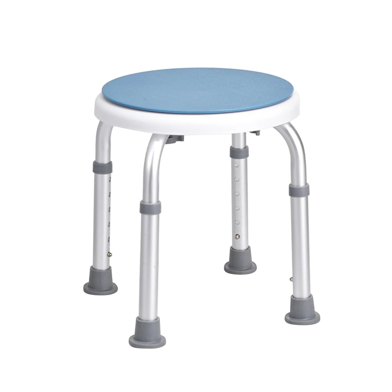 VEVOR Shower Chair 360 Degree Rotating, Adjustable Height Shower Stool Seat, Bath Chair for Inside Shower or Tub, Non-Slip Bench Bathtub Seat Stool for Elderly Disabled Handicap, 300 lbs Capacity