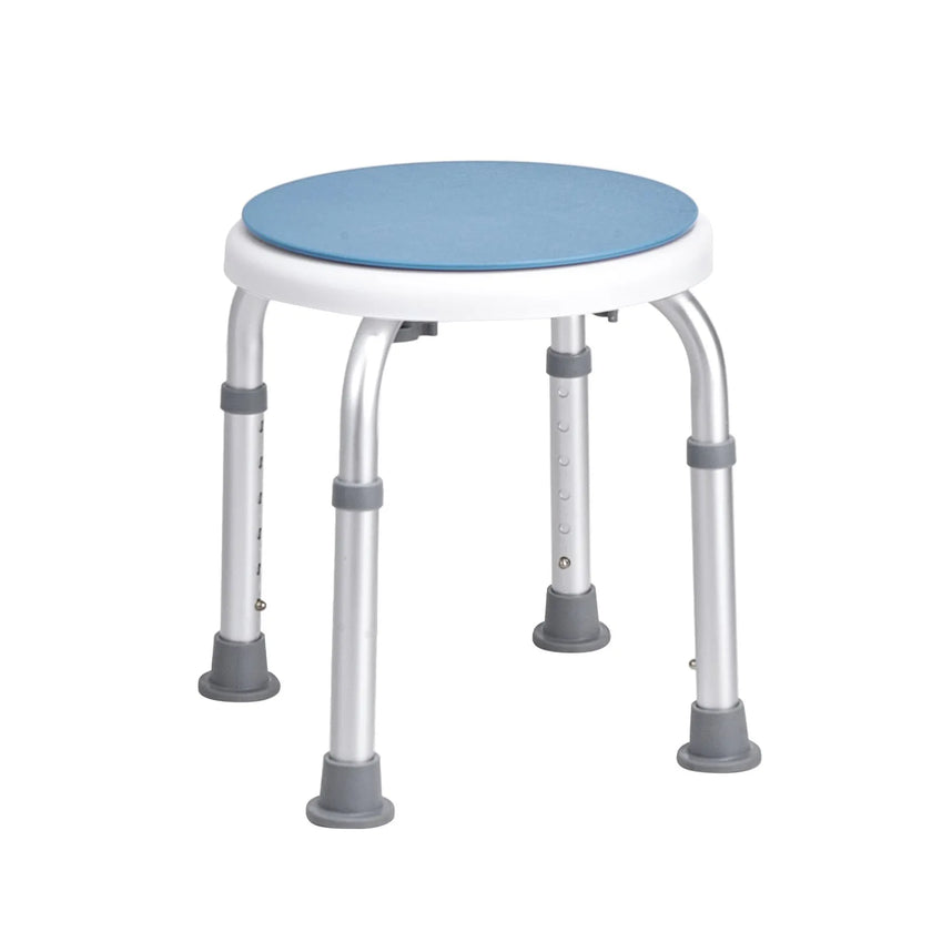 VEVOR Shower Chair 360 Degree Rotating, Adjustable Height Shower Stool Seat, Bath Chair for Inside Shower or Tub, Non-Slip Bench Bathtub Seat Stool for Elderly Disabled Handicap, 300 lbs Capacity