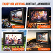 VEVOR Inflatable Movie Screen 20FT Inflatable Projector Screen for outside with 350W Air Blower Inflatable Screen Oxford Fabric Material Blow Up Screen for Outdoor Movie Supports Front/Rear Projection