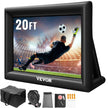 VEVOR Inflatable Movie Screen 20FT Inflatable Projector Screen for outside with 350W Air Blower Inflatable Screen Oxford Fabric Material Blow Up Screen for Outdoor Movie Supports Front/Rear Projection