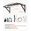 VEVOR Pull Up Bar Multi-Grip Wall Mounted Chin Up Bars Heavy Duty Home Gym
