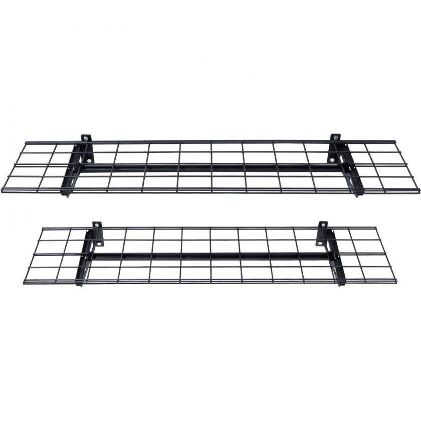 VEVOR Garage Storage Shelving, 2 Pack, 4 x 1 ft Heavy Duty Garage Shelves Wall Mounted, 400 lbs Load Capacity(Total) Garage Storage Rack Floating Shelves, Suitable for Shop, Shed, Garage Storage