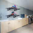 VEVOR Garage Storage Shelving, 2 Pack, 4 x 2 ft Heavy Duty Garage Shelves Wall Mounted, 500 lbs Load Capacity(Total) Garage Storage Rack Floating Shelves, Suitable for Shop, Shed, Garage Storage