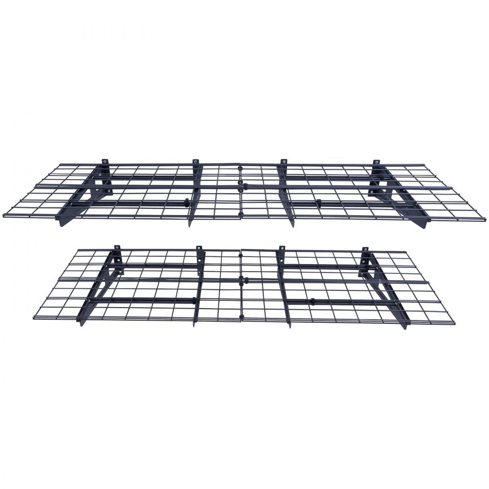 VEVOR Garage Storage Shelving, 2 Pack, 6 x 2 ft Heavy Duty Garage Shelves Wall Mounted, 1000 lbs Load Capacity(Total) Garage Storage Rack Floating Shelves, Suitable for Shop, Shed, Garage Storage