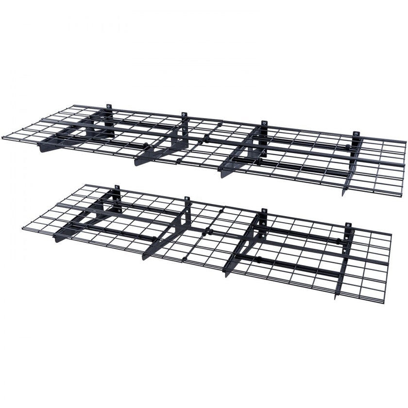 VEVOR Garage Storage Shelving, 2 Pack, 6 x 2 ft Heavy Duty Garage Shelves Wall Mounted, 1000 lbs Load Capacity(Total) Garage Storage Rack Floating Shelves, Suitable for Shop, Shed, Garage Storage