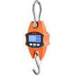 VEVOR Digital Crane Scale, 880 lbs/400 kg, Industrial Heavy Duty Hanging Scale with Cast Aluminum Case & LCD Screen, Handheld Mini Crane with Hooks for Farm, Hunting, Fishing, Outdoor, Garage (Orange)