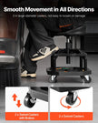VEVOR Rolling Shop Stool Adjustable Height Garage Seat 300 lbs Load with Caster