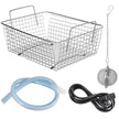 Ultrasonic Jewelry Cleaner with Heater Timer for Cleaning Eyeglass Rings Dentures Music Instruments