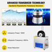 VEVOR Ultrasonic Vinyl Record Cleaner 6L 40kHz Vinyl Ultrasonic Cleaning Machine 304 Stainless Steel Record Ultrasonic Cleaner 6 Records w/ Drying Rack Vinyl Sonic Cleaner w/ Adjustable Heater & Timer