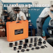 VEVOR Ball Joint Press Kit C-press Ball Joint Tools 23 pcs Automotive Repair Kit