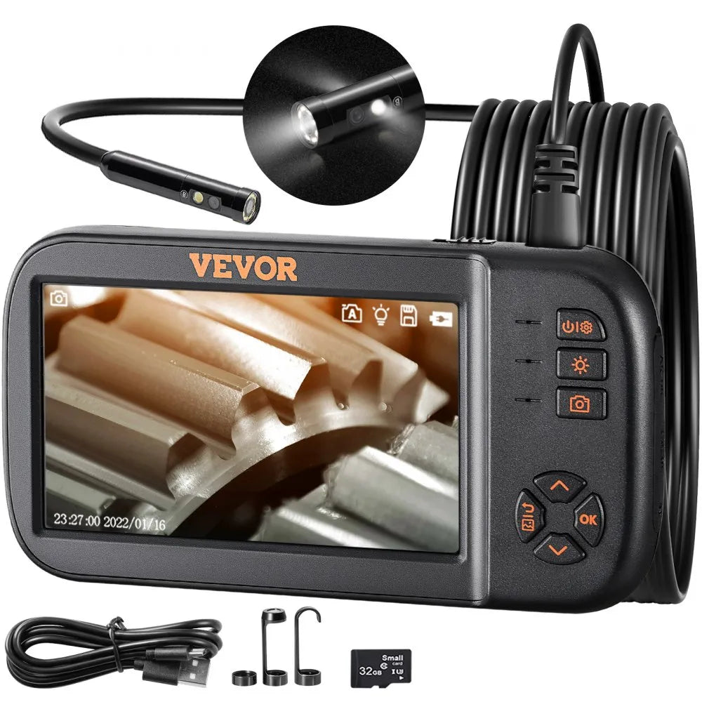 VEVOR Triple Lens Endoscope Camera, 4.5
