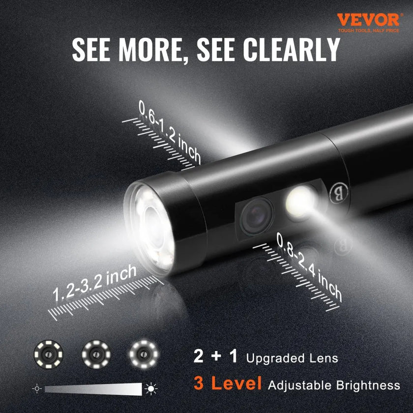 VEVOR Triple Lens Industrial Endoscope, 5