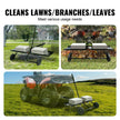 VEVOR Tow Behind Dethatcher, 48-inch Tow Dethatcher with 24 Spring Steel Tines, Lawn Dethatcher Rake for ATV or Mower, Tow Behind Lawn Rake with Lift Handle for Garden Farm Grass