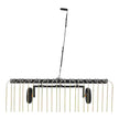 VEVOR Tow Behind Dethatcher, 60-inch Tow Dethatcher with 24 Steel Tines, Lawn Dethatcher Rake for ATV or Mower, Tow Behind Lawn Rake with Lift Handle for Leaves, Pine Needles, and Grass