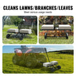 VEVOR Tow Behind Dethatcher, 40-inch Tow Dethatcher with 20 Spring Steel Tines, Lawn Dethatcher Rake for ATV or Mower, Tow Behind Lawn Rake with Lift Handle for Garden Farm Grass