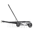 VEVOR Tow Behind Dethatcher, 40-inch Tow Dethatcher with 20 Spring Steel Tines, Lawn Dethatcher Rake for ATV or Mower, Tow Behind Lawn Rake with Lift Handle for Garden Farm Grass