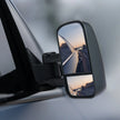 VEVOR Towing Mirrors, Left & Right Pair Set for Chevrolet Silverado (1988-1998)/GMC, Tow Mirror with Plane and Convex Glass, Manual Controlling Telescoping Folding, and Four-Way Adjustment, Black