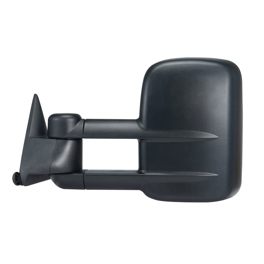 VEVOR Towing Mirrors, Left & Right Pair Set for Chevrolet Silverado (1988-1998)/GMC, Tow Mirror with Plane and Convex Glass, Manual Controlling Telescoping Folding, and Four-Way Adjustment, Black