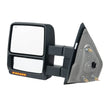 VEVOR Towing Mirrors, Left & Right Pair Set for 2004-2014 Ford F150, Power Heated with Signal Light & Puddle Light, Plane & Convex Glass, Manual Controlling Telescoping Folding, Heating Defrost, Black