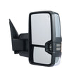 VEVOR Towing Mirrors, Left & Right Pair Set for Chevrolet Silverado (2003-2007)/GMC/Cadillac, Power Heated Tow Mirror with Signal Light, Manual Controlling Telescoping Folding, Heating Defrost, Silver