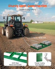 VEVOR Drag Harrow 4 ft Heavy Duty Tow Behind Drag Harrow Driveway Grader Rake