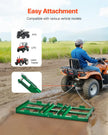 VEVOR Drag Harrow 4 ft Heavy Duty Tow Behind Drag Harrow Driveway Grader Rake