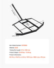 VEVOR Drag Harrow 66
