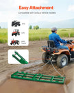 VEVOR Drag Harrow 6 ft Heavy Duty Tow Behind Drag Harrow Driveway Grader Rake