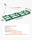 VEVOR Drag Harrow 6 ft Heavy Duty Tow Behind Drag Harrow Driveway Grader Rake
