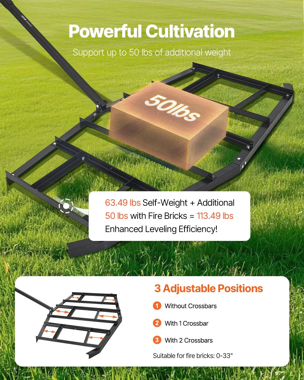 VEVOR Drag Harrow 84