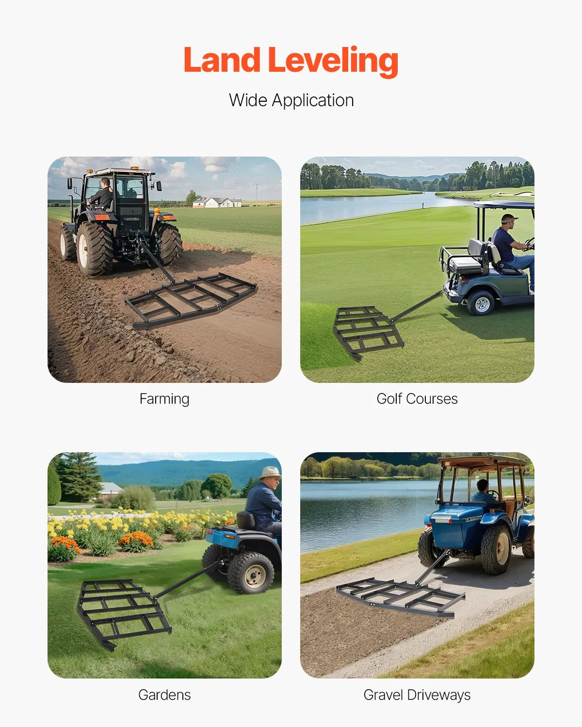 VEVOR Drag Harrow 84