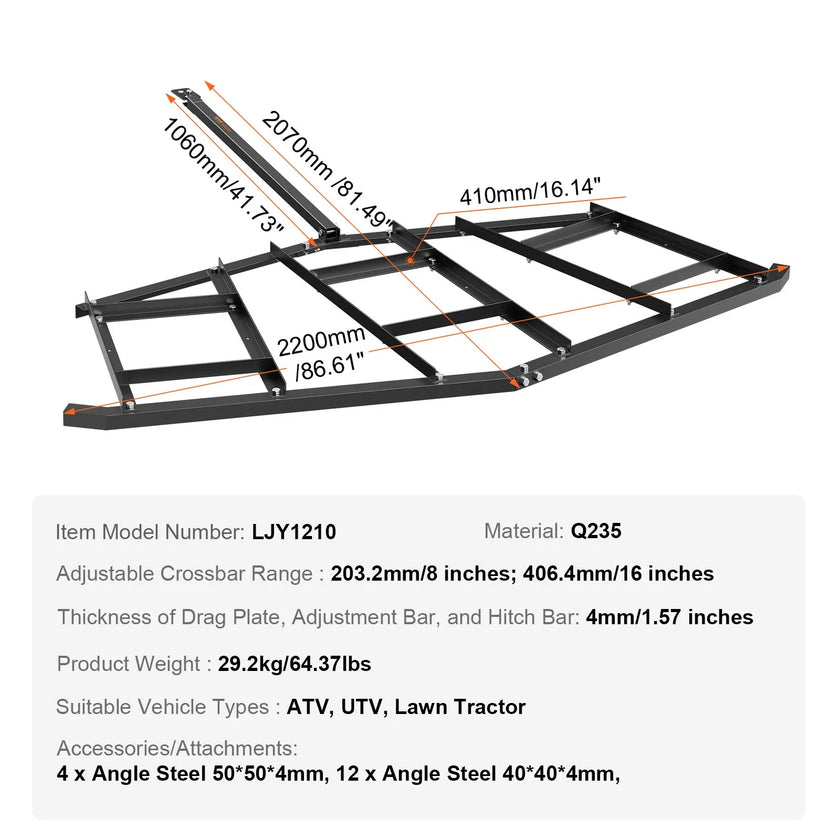 VEVOR Driveway Drag, 81.49