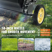 VEVOR Broadcast Spreader, 100 LB Tow Behind Poly Drop Spreader with 10