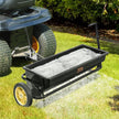 VEVOR Broadcast Spreader, 100 LB Tow Behind Poly Drop Spreader with 10