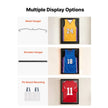 VEVOR Jersey Frame Display Case 2 Pack, 31.3 x 23.2 Inch Wooden Sports Jersey Shadow Box with UV Protection Panel, Magnetic Lock & Hanger for Baseball, Basketball, Football, Hockey & Signed Jerseys