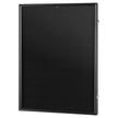 VEVOR Jersey Display Frame Case, 24 x 32 x 1.5 in, Large Lockable Sport Jersey Shadow Box with 98% UV Protection PC Glass and Hangers, for Baseball Basketball Football Hockey Shirt and Uniform, Black