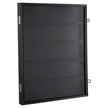 VEVOR 35 Graded Sports Card Display Case, 24.3x30.5x2.1 in, Baseball Card Display Frame with 98% UV Protection Clear View PC Glass, Lockable Wall Cabinet for Football Basketball Hockey Trading Card