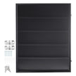 VEVOR 35 Graded Sports Card Display Case, 24.3x30.5x2.1 in, Baseball Card Display Frame with 98% UV Protection Clear View PC Glass, Lockable Wall Cabinet for Football Basketball Hockey Trading Card