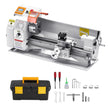 VEVOR Metal Lathe Machine 8.7 x 18 in Bench Power Metal Lathe Automatic Feed