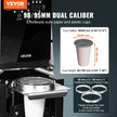 Fully Automatic Cup Sealing Machine, 500–650 Cups/Hour Commercial Cup Sealer for 90mm & 95mm Cups with LCD Digital Controls