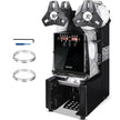 Fully Automatic Cup Sealing Machine, 500–650 Cups/Hour Commercial Cup Sealer for 90mm & 95mm Cups with LCD Digital Controls