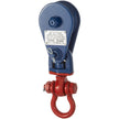 VEVOR 2ton Snatch Block with Chain, 4400 lbs Capacity Snatch Rigging Block, 3\'\' Single Sheave Block w/Swivel Hook, G70 Chain, Fit 3/8\'\' Wire Cable Heavy Duty for Pulling Wrecker Roll Back Recovery