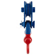 VEVOR 2ton Snatch Block with Chain, 4400 lbs Capacity Snatch Rigging Block, 3\'\' Single Sheave Block w/Swivel Hook, G70 Chain, Fit 3/8\'\' Wire Cable Heavy Duty for Pulling Wrecker Roll Back Recovery