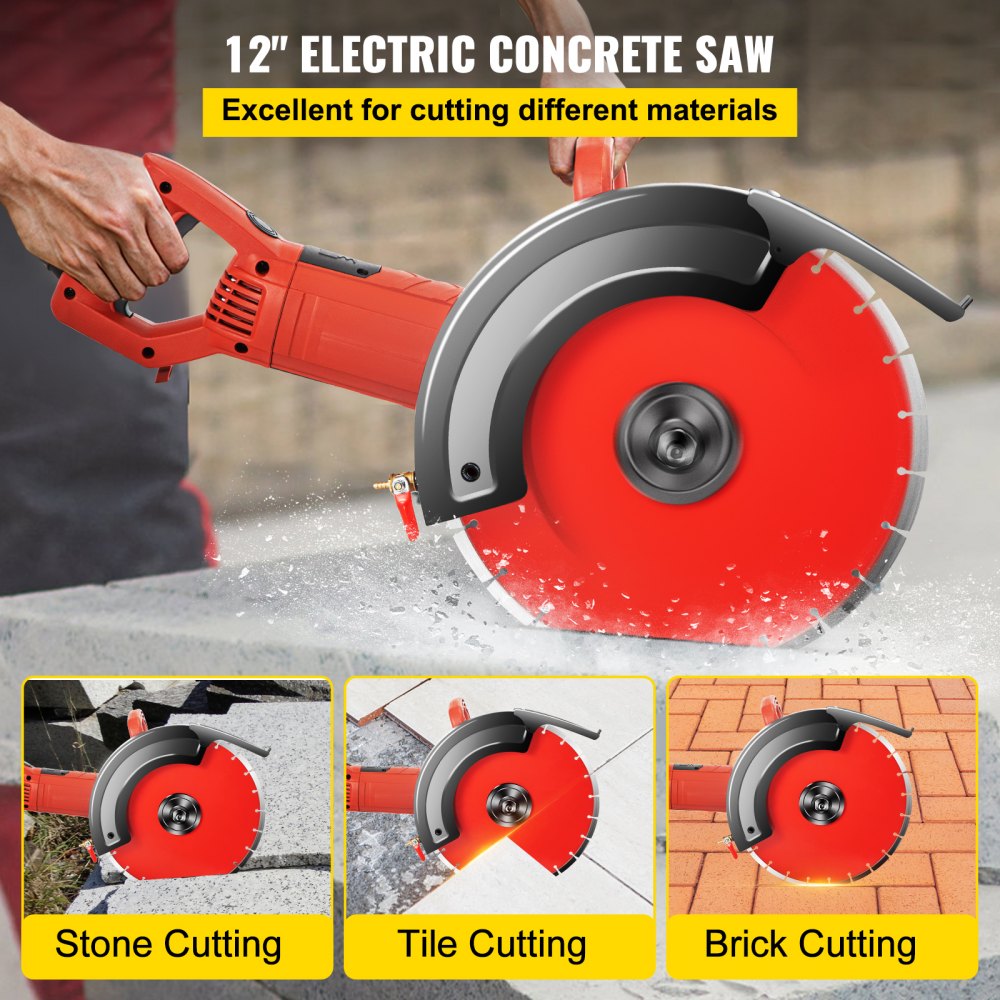 VEVOR Electric Concrete Saw, 12