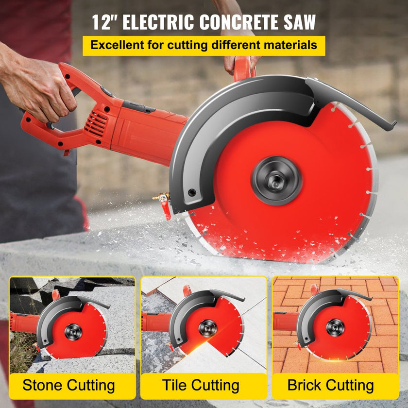 VEVOR Electric Concrete Saw, 12