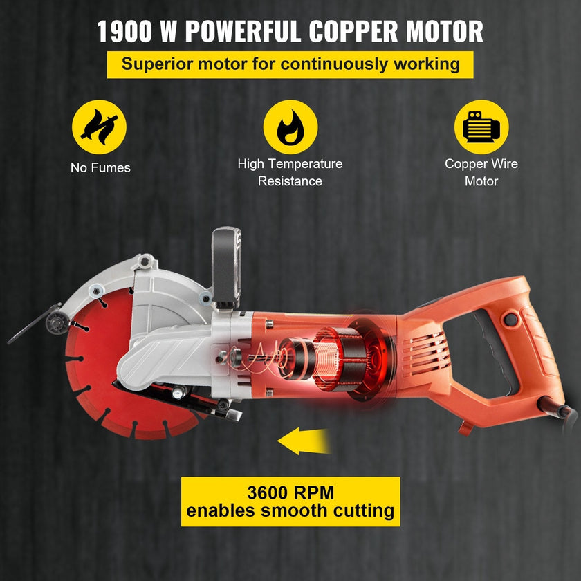VEVOR Electric Concrete Saw, 7
